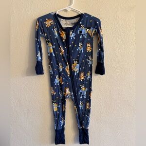 Little Sleepies Navy Blue Bluey Zippy 6-12